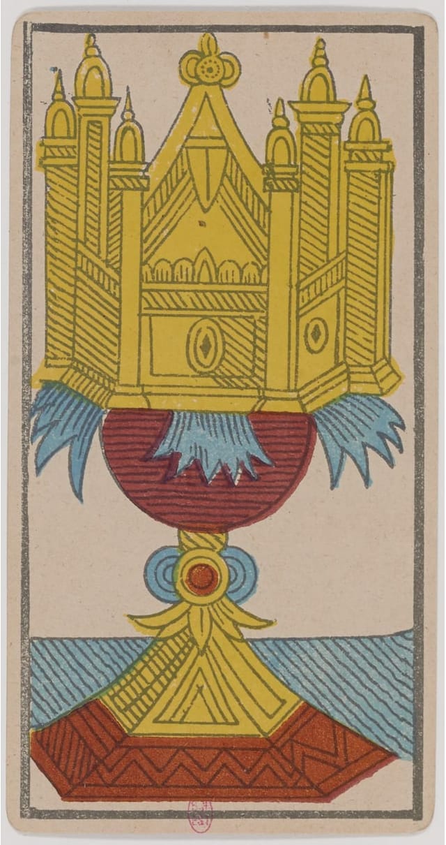As de Coupe, lame du Tarot de Marseille