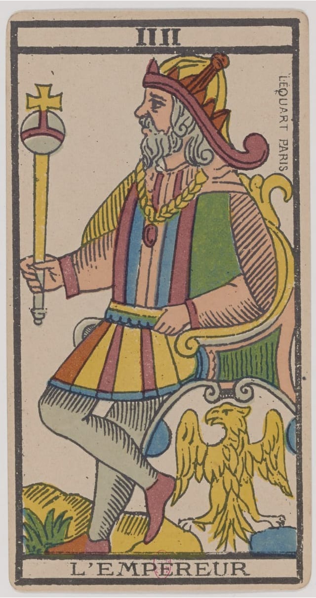 L’Empereur, lame du Tarot de Marseille