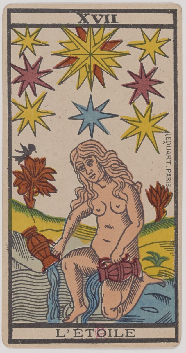 L’Étoile, lame du Tarot de Marseille