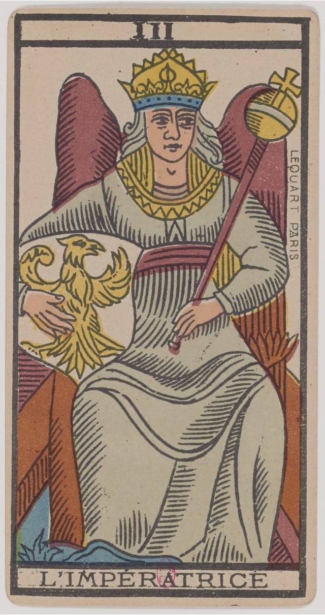 L’Impératrice, lame du Tarot de Marseille