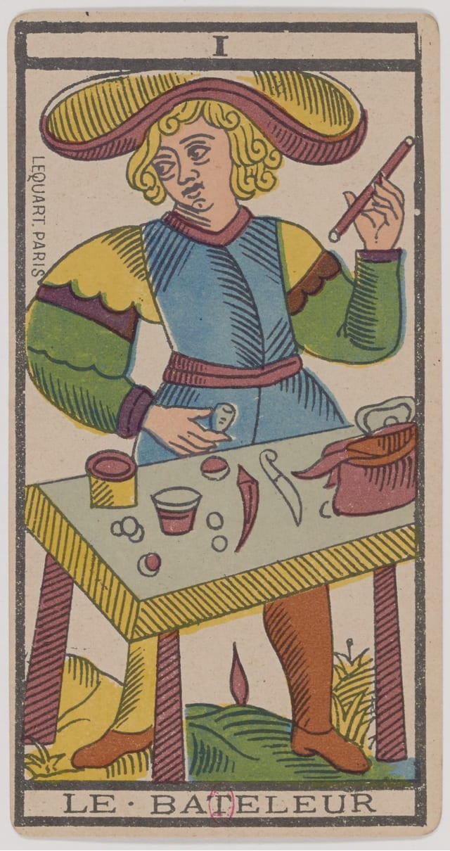 Le Bateleur, lame du Tarot de Marseille