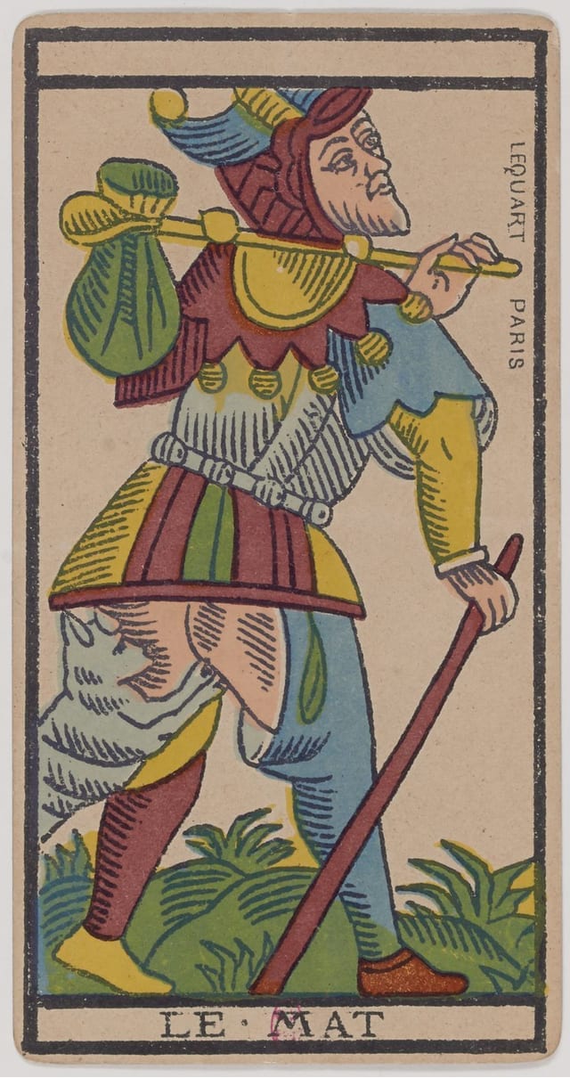 Le Mat, lame du Tarot de Marseille