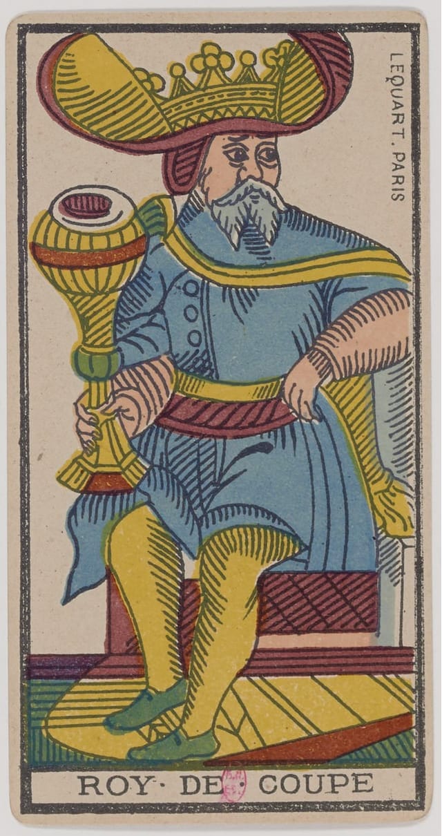 Roi de Coupe, lame du Tarot de Marseille